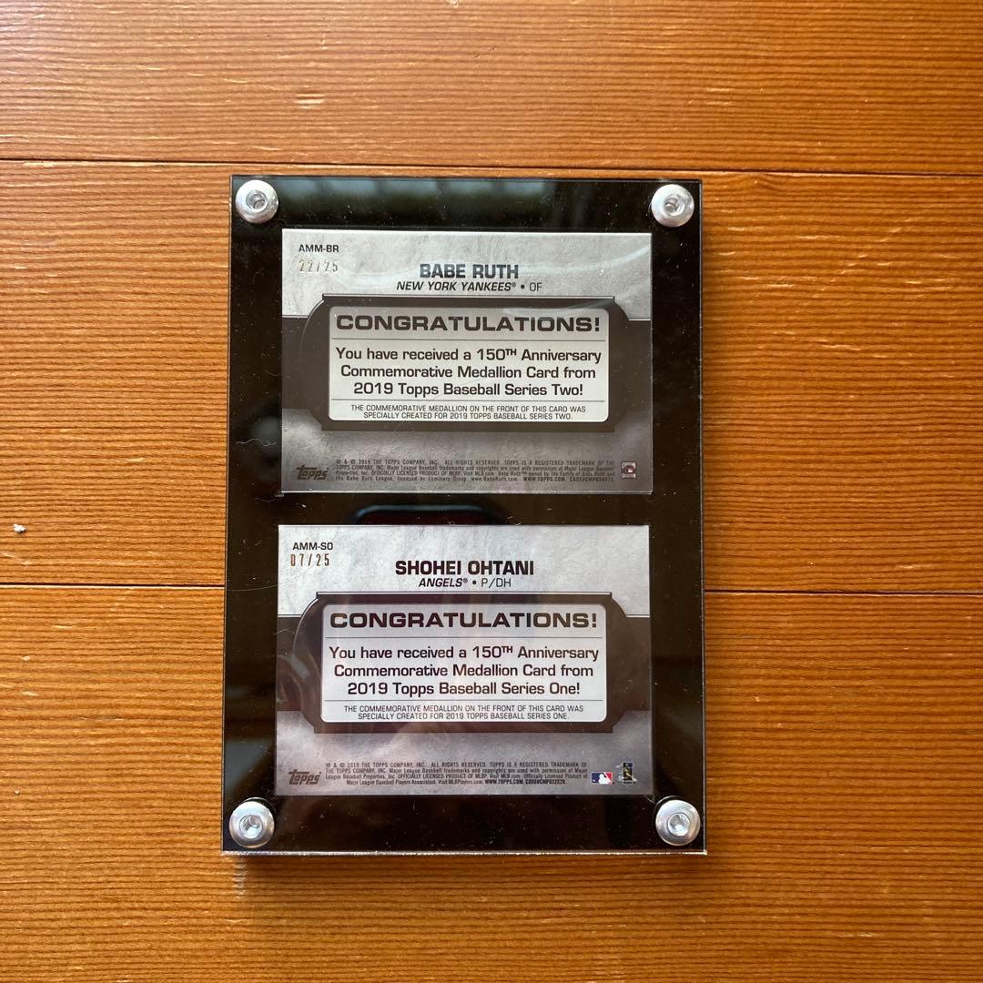 世界限定品】ベーブルース & 大谷翔平 150周年記念カード - メルカリ