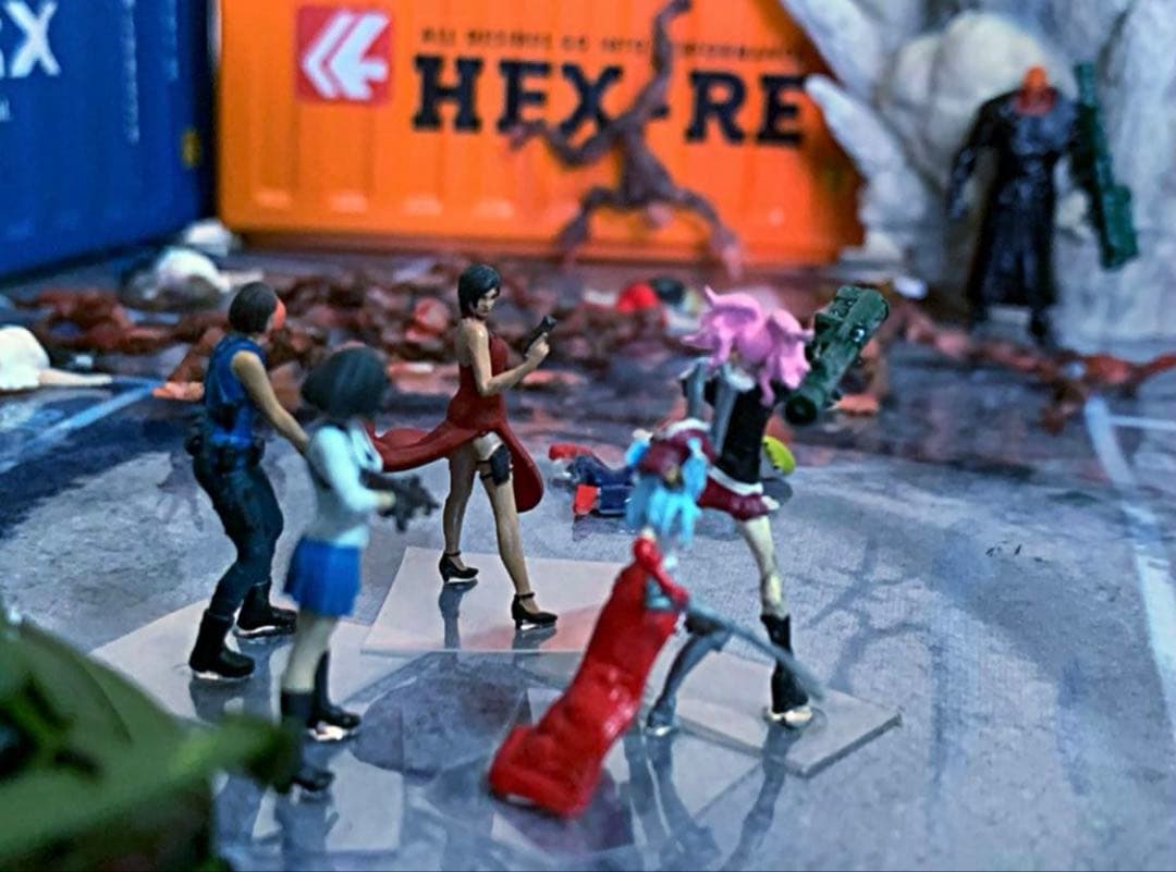 1/64フィギュア　美しき女スパイ一体