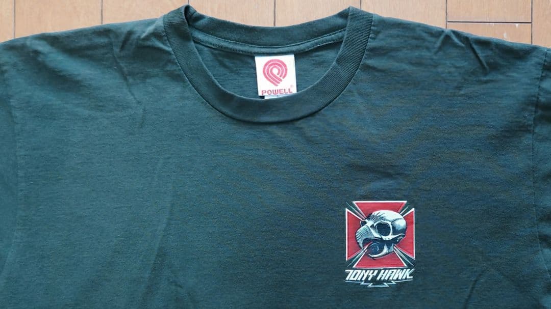 POWELL TONY HAWK パウエル トニーホーク Tシャツ Lサイズ ①