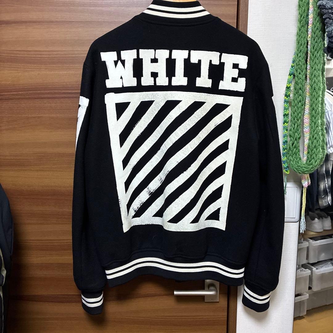 off-white スタジャン