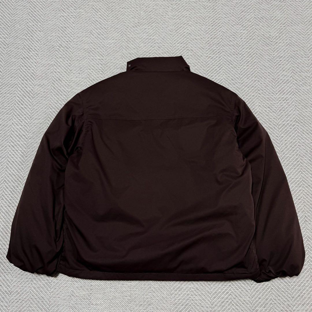 極美品 ブレム ファイヤーマン ボリューム 中綿ブルゾン 700フィル ブラウン