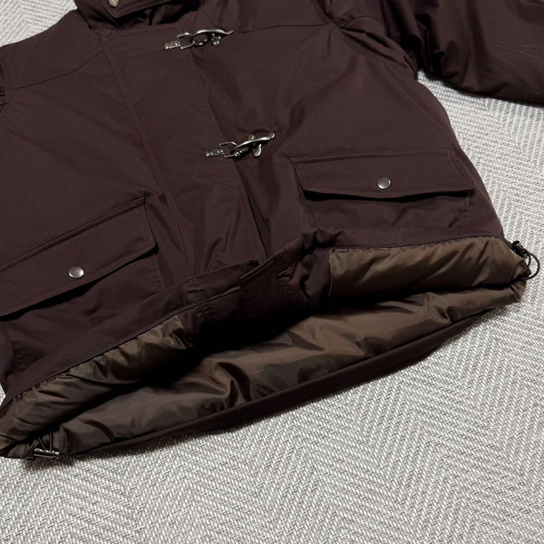 極美品 ブレム ファイヤーマン ボリューム 中綿ブルゾン 700フィル ブラウン