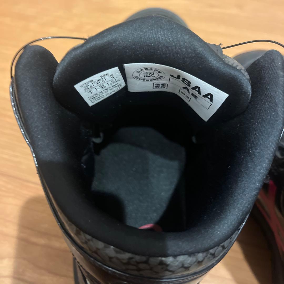 アシックス　安全靴　BOA 蛇柄　25.5cm