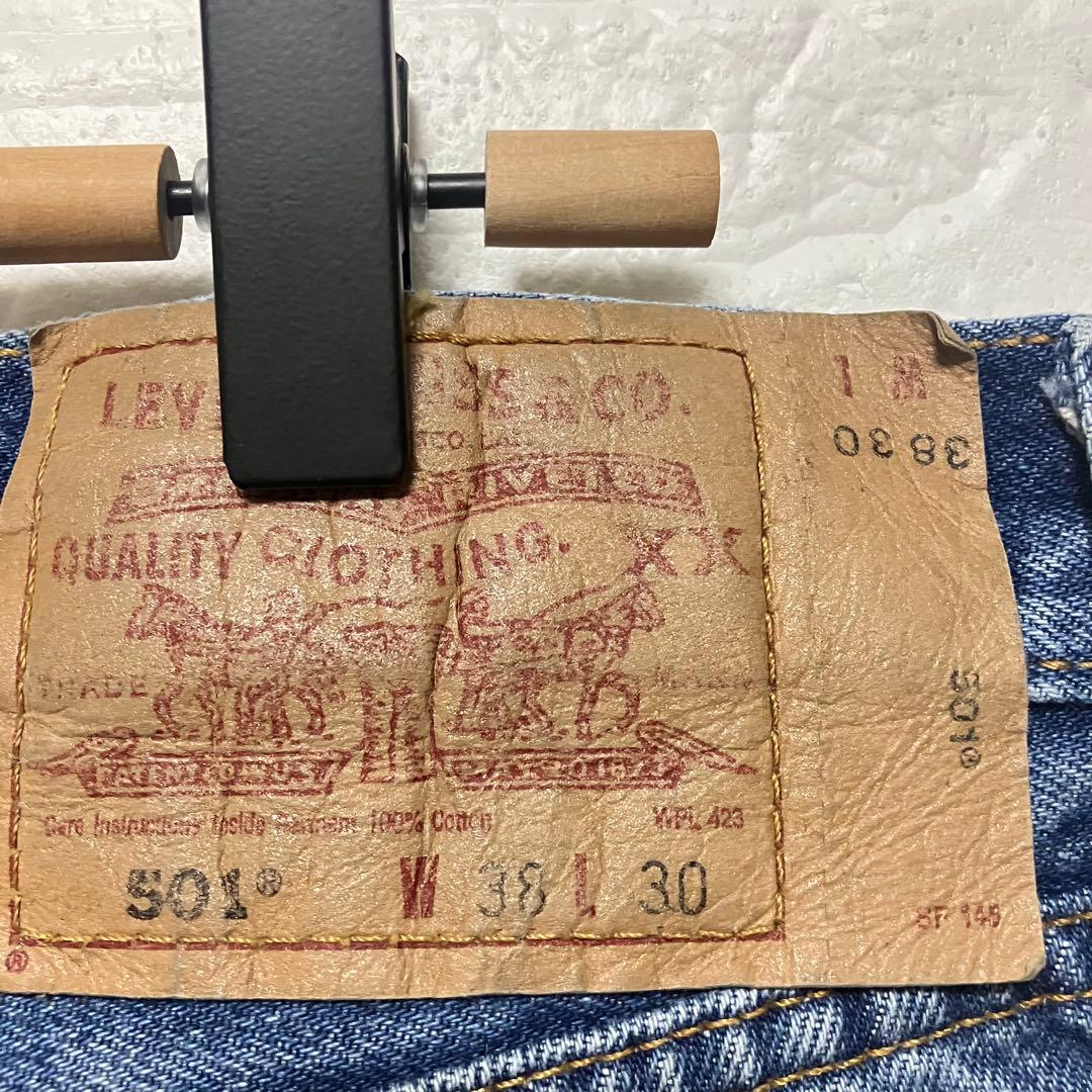 ●E444【US輸入】リーバイス501xx デニムパンツ ブルー系 【W38】