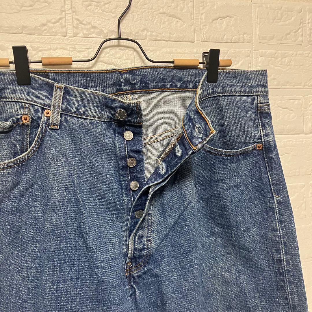 ●E444【US輸入】リーバイス501xx デニムパンツ ブルー系 【W38】