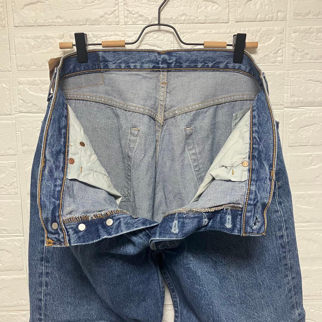 ●E444【US輸入】リーバイス501xx デニムパンツ ブルー系 【W38】