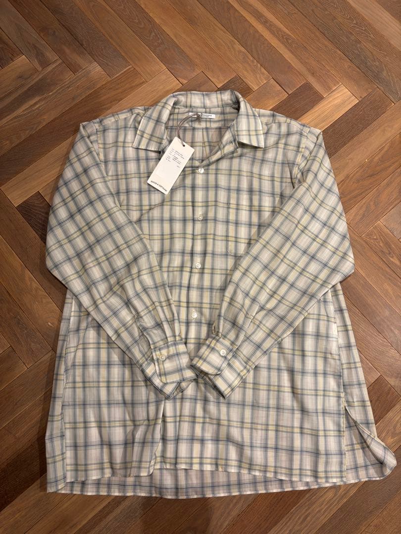 新品未使用 maatee&sons 25ss hwool op shirt - メルカリ