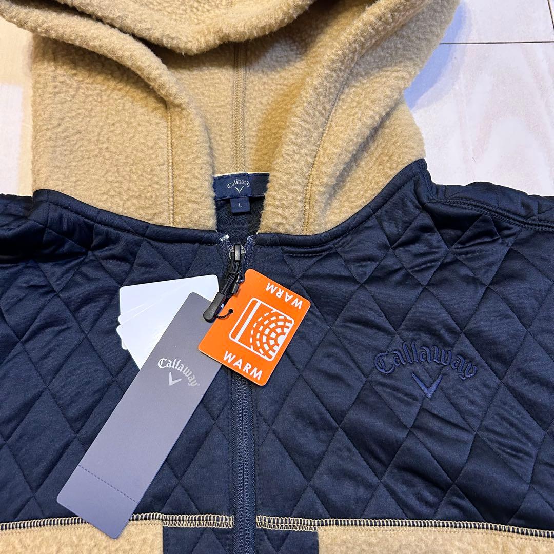 【早い者勝ち】　キャロウェイ　フリースジャケット　アイボリー　新品未使用