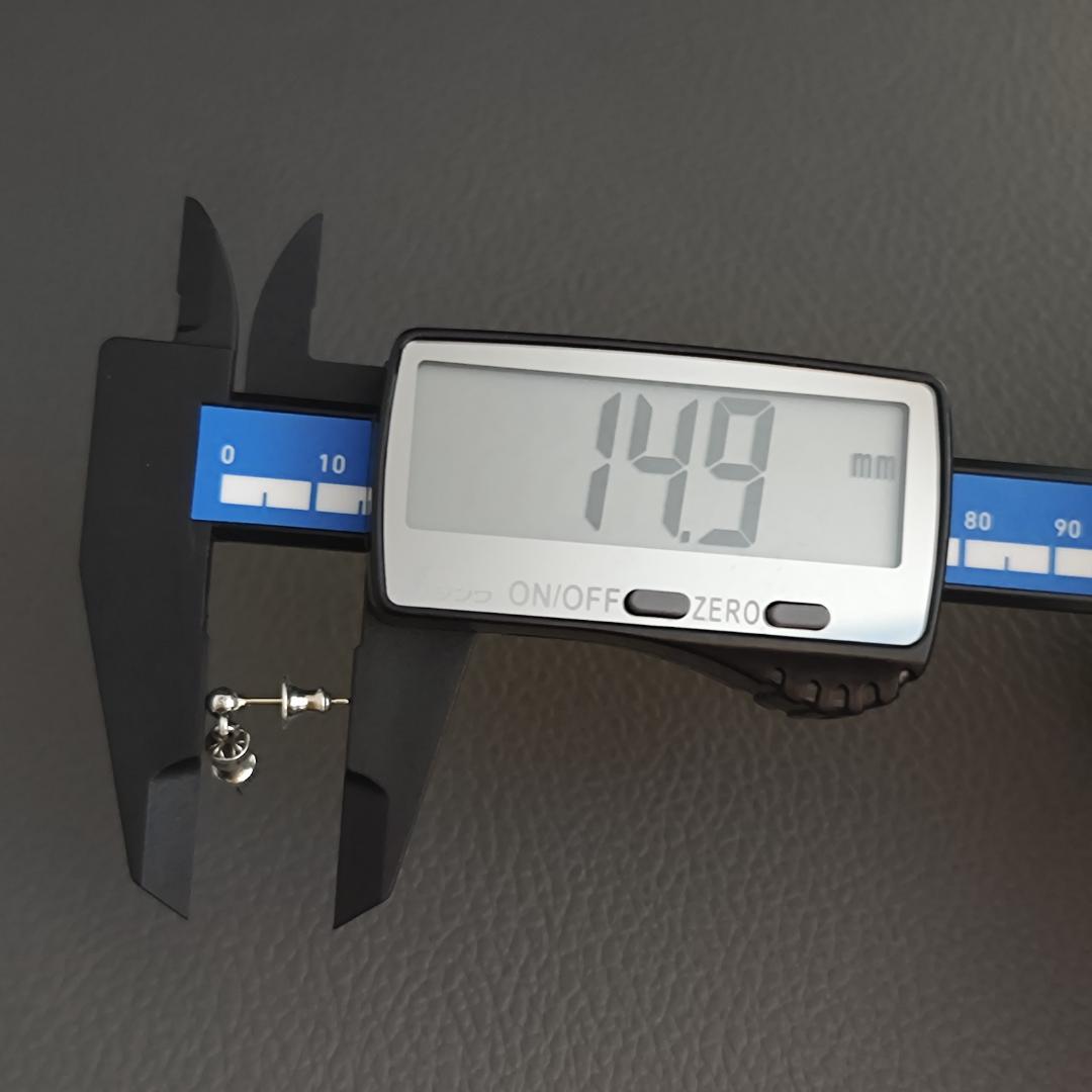 CHROME HEARTS クロムハーツ スパイク ドロップ ピアス 片耳