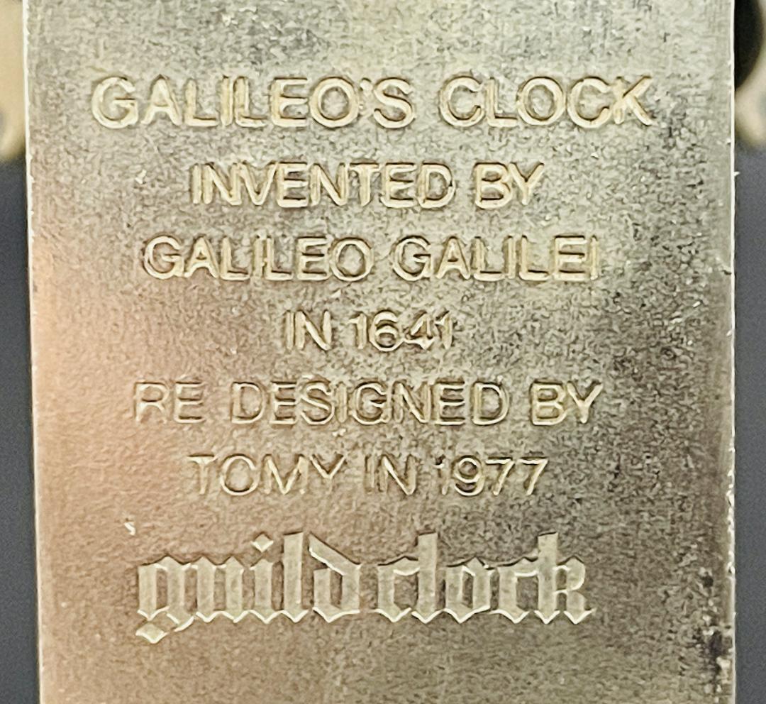 トミー ギルドクロック ガリレオ・ペンデュラム 機械式置時計【重りなし ジャンク