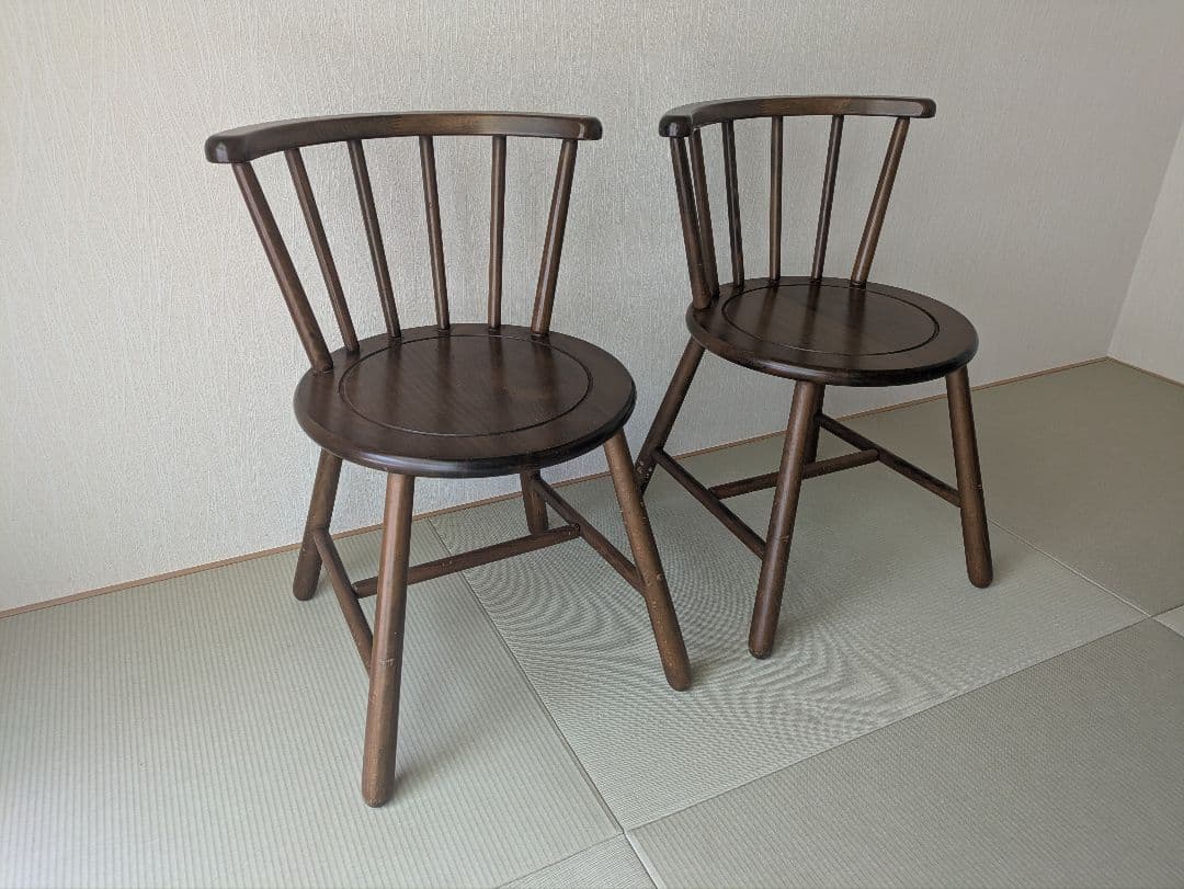 mさま専用　小泉産業 ダイニングチェア　2脚（品番：SEC-2630 SB）