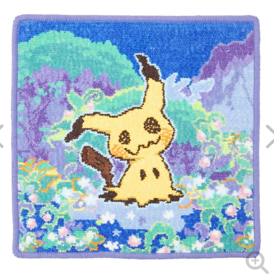 新品未開封】ポケモン シェニール織 タオル ハンカチ ミミッキュ