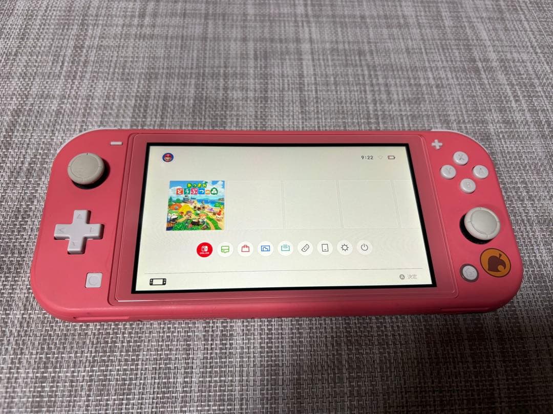 Switch Lite どうぶつの森デザイン ピンク　ソフト有り