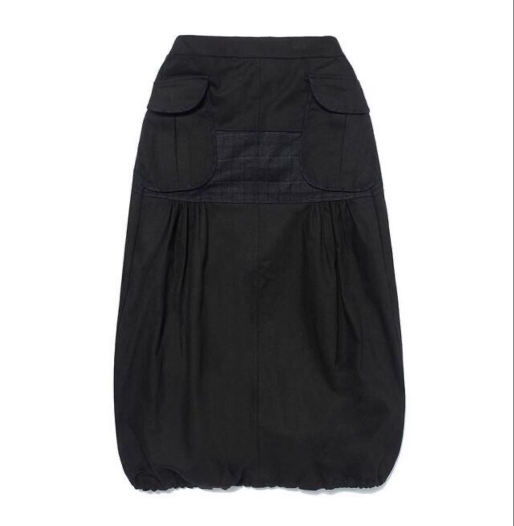 andmary Mel gather skirt black S