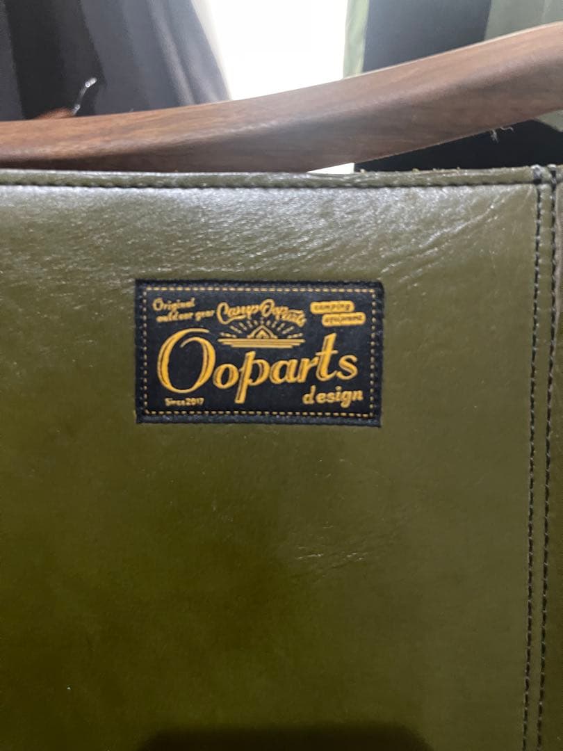 CAMP OOPARTS オーク材 チェア 座面革製 LOWTYPE