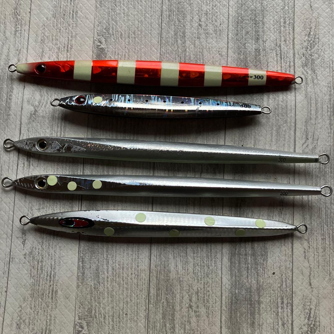 ボ*ン様 300g メタルジグ 10本　ブルータイドオーシャン、シーフロアC.シ