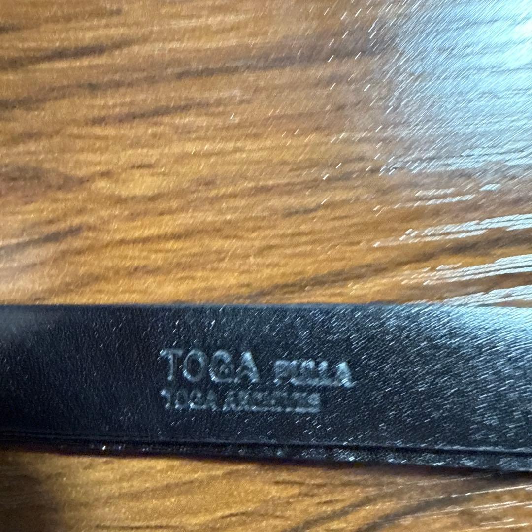 【TOGA PULLA /トーガ プルラ】 ダブルバックルベルト