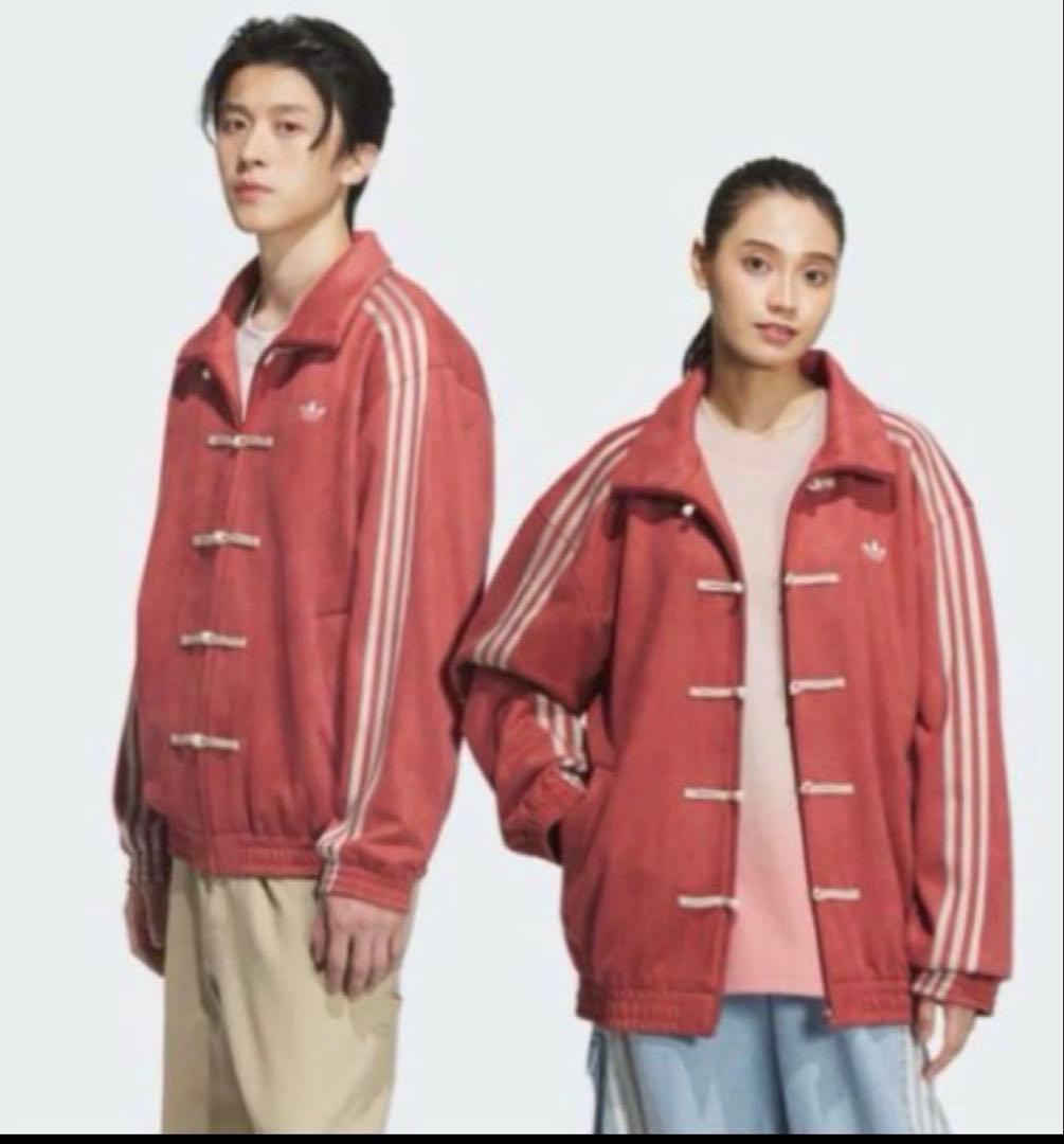 adidasアディダス 中国限定 蛇年トラックジャケット レッド Lサイズ