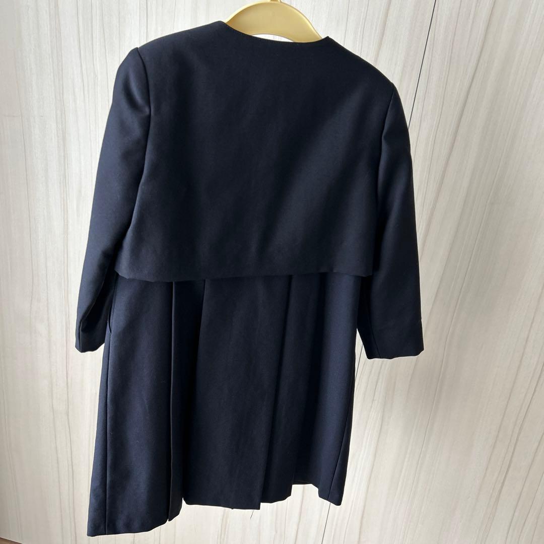 ミキハウス　紺色ジャンパースカート　お受験　面接　フォーマル