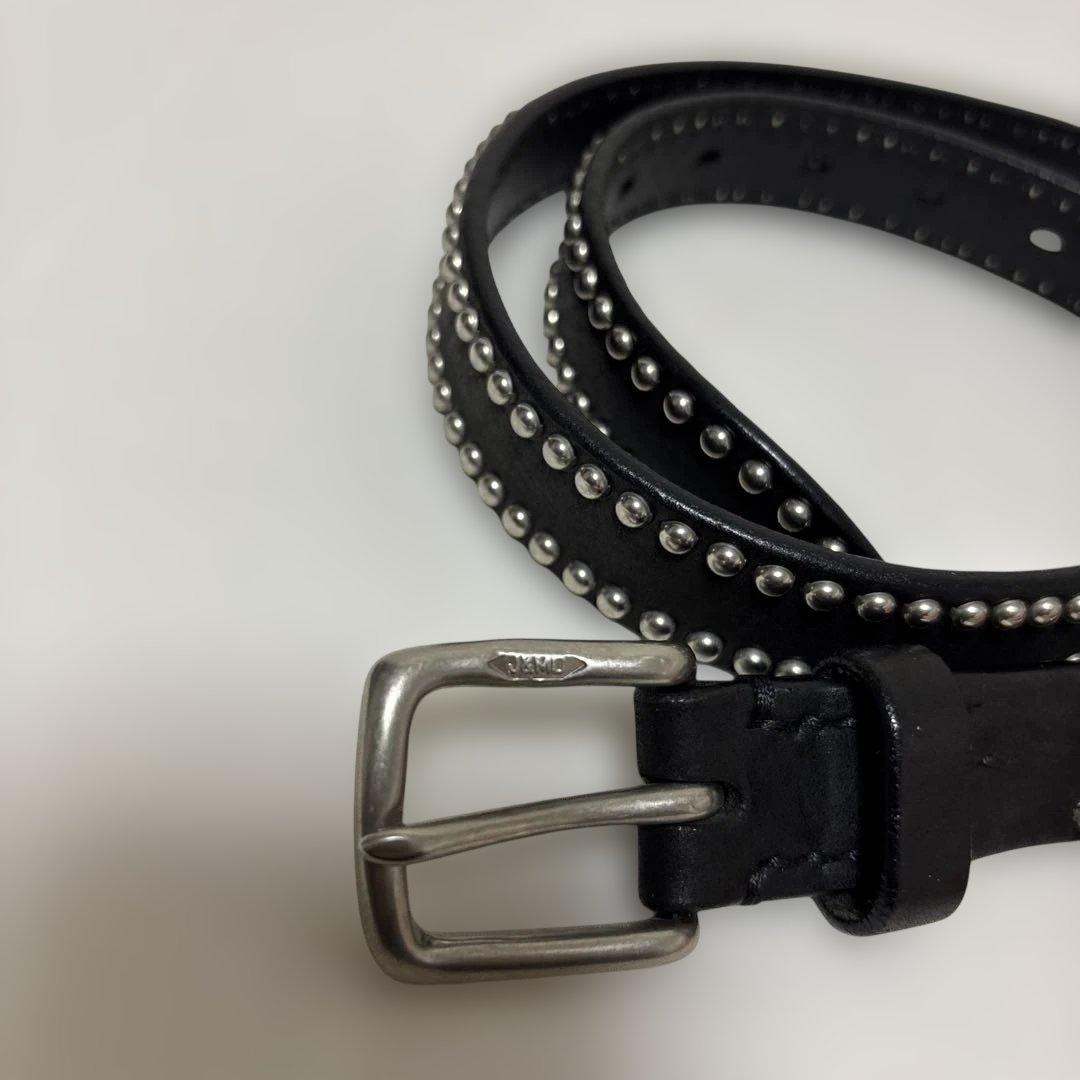 J&M DAVIDSON スタッズベルト　ブラック