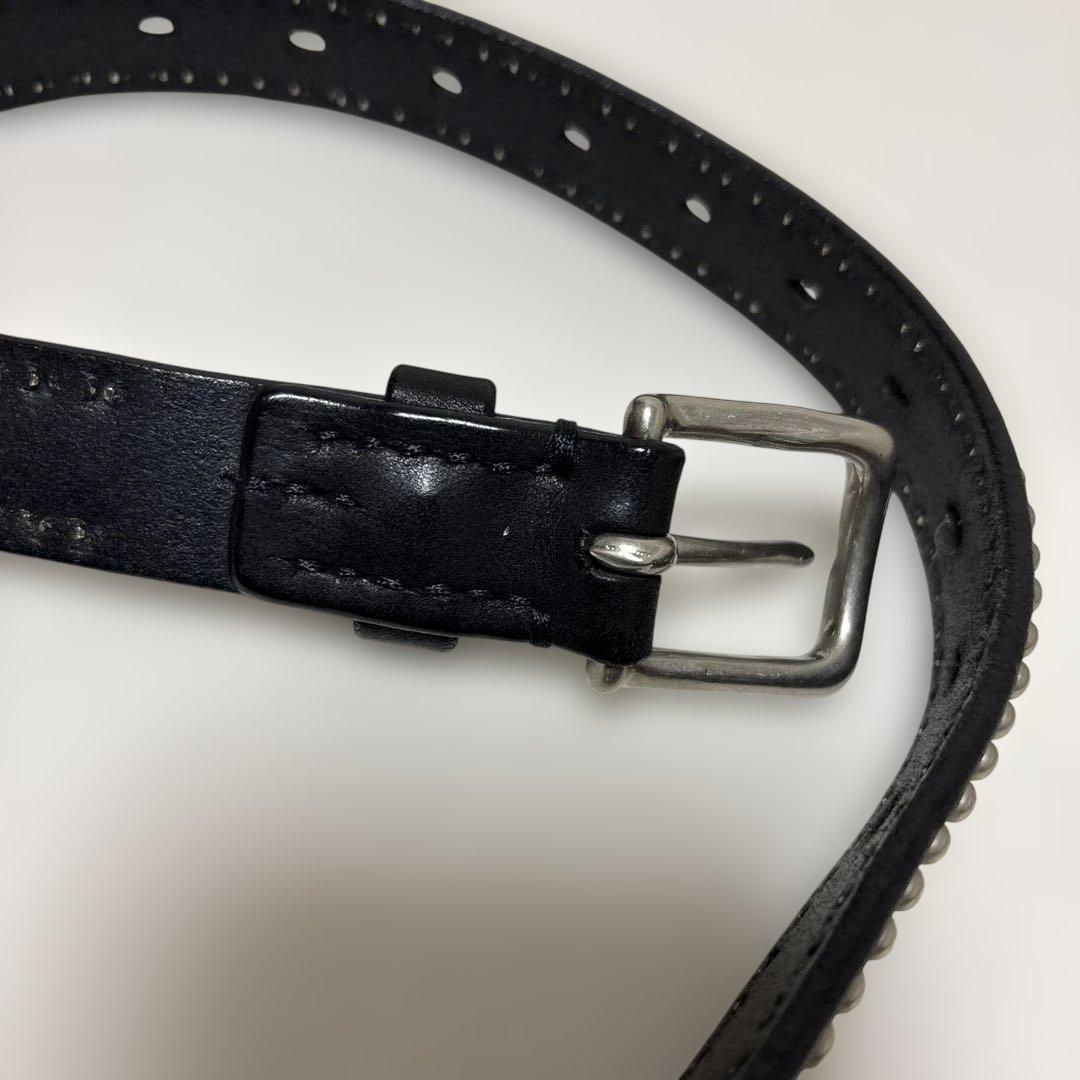 J&M DAVIDSON スタッズベルト　ブラック