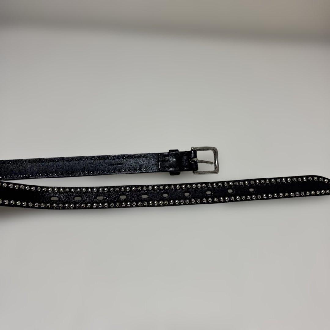 J&M DAVIDSON スタッズベルト　ブラック