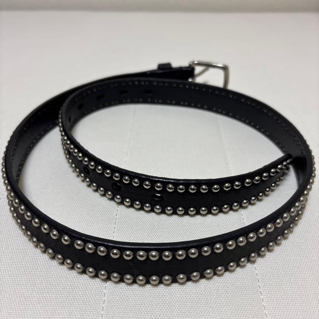 J&M DAVIDSON スタッズベルト　ブラック