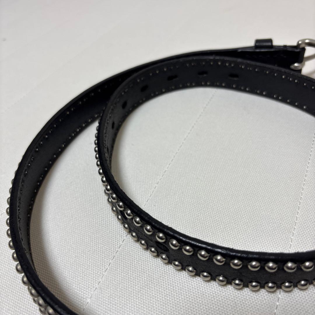 J&M DAVIDSON スタッズベルト　ブラック