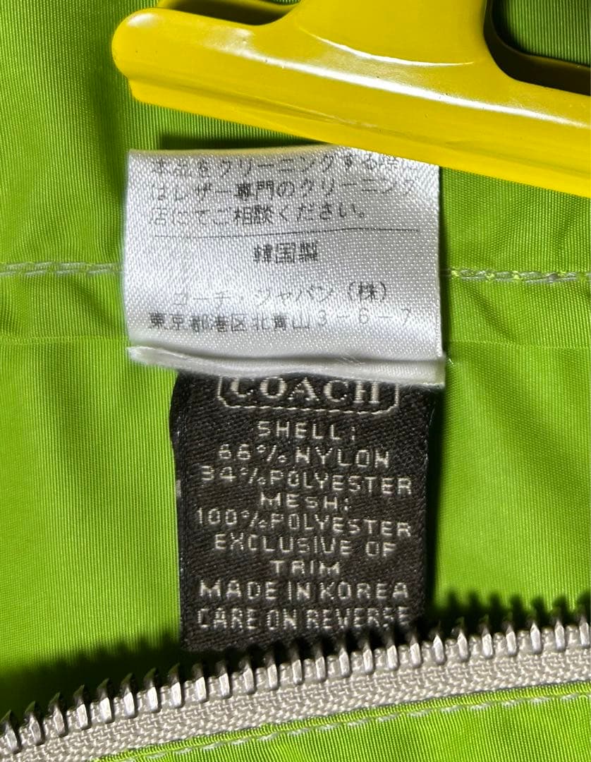 【美品】coach レディースジャケットＭ　光沢あり‼︎ ゴルフ‼︎ タウン着に‼︎