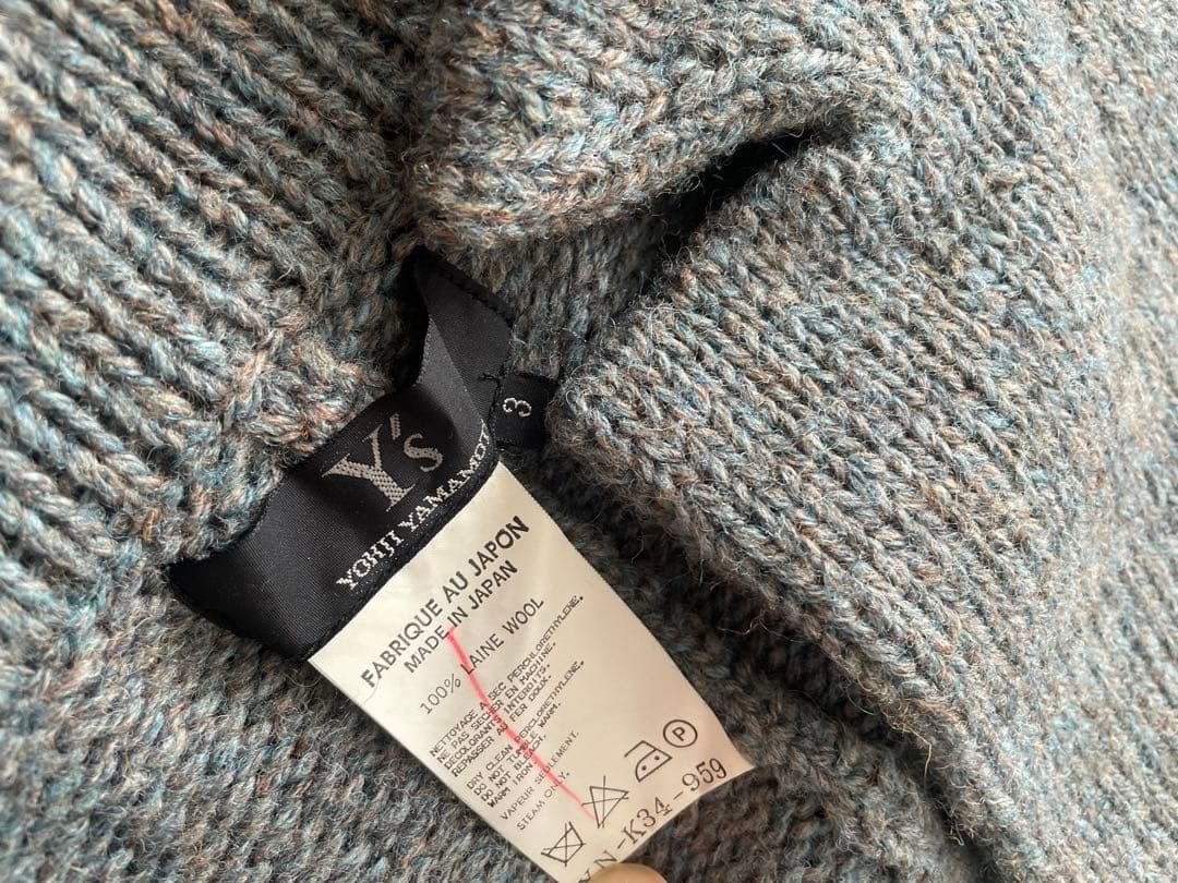 美品　ワイズ　Y's ヨウジヤマモト　ニット　コート