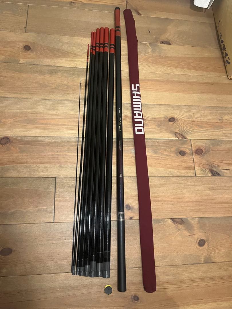 ガマカツ　P ured 超硬　90 鮎竿 シマノロッドケース