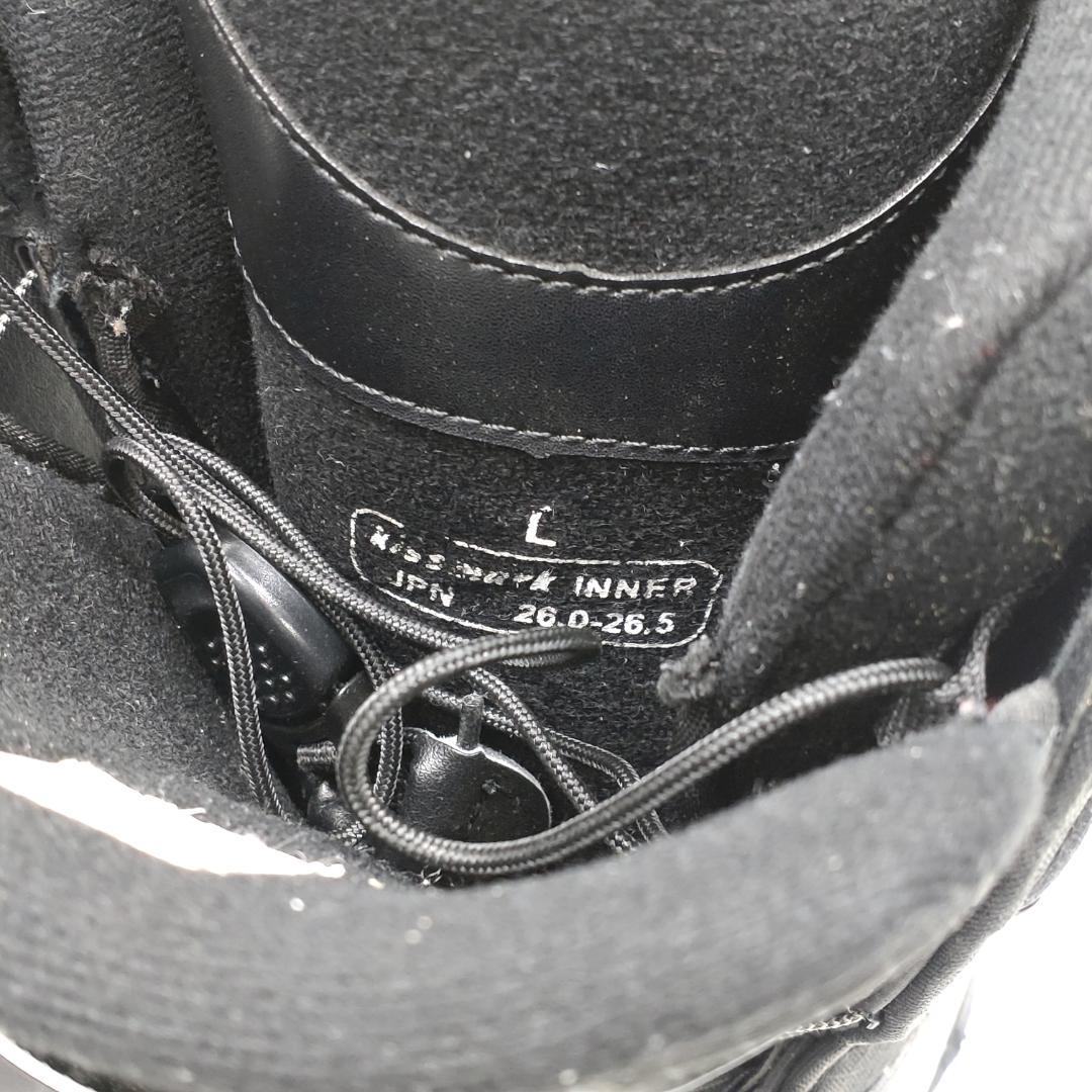 kissmark スノーブーツ KM ジェネラス 26cm ブラック ダイヤル式