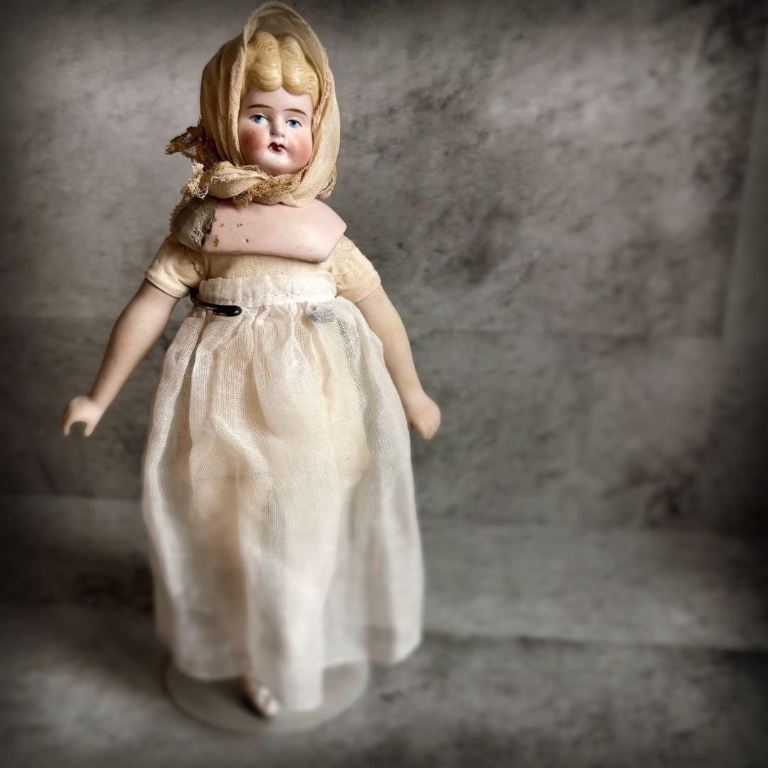 アンティーク ブロンドパリアンドール　　　　　　　　　　　 ビスクドール