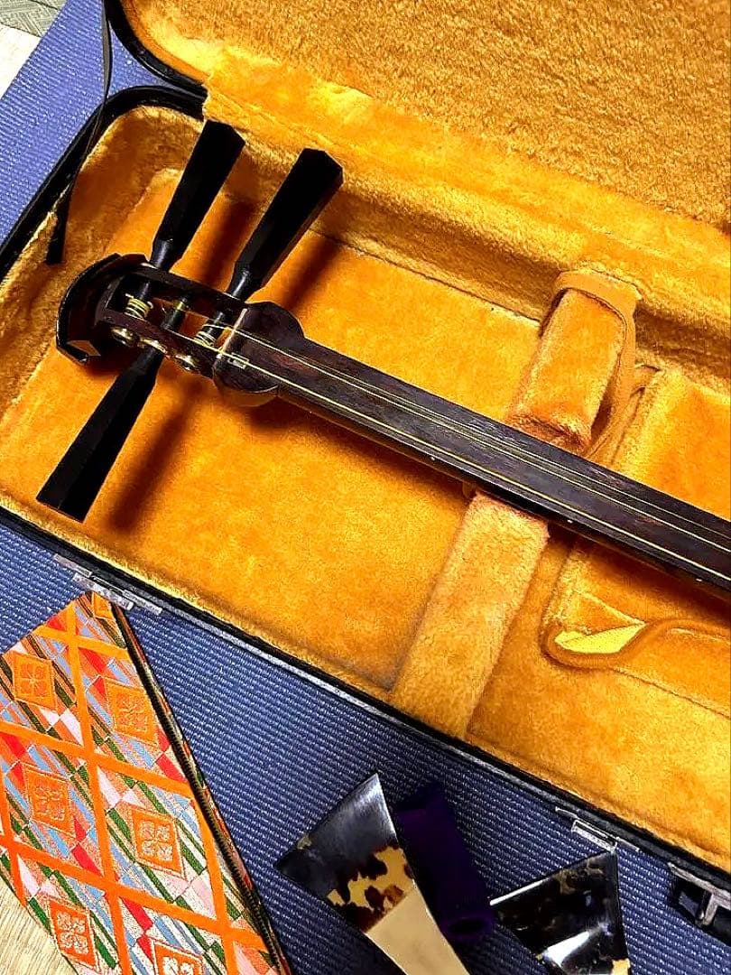 津軽三味線ケース付き バチ　付属品