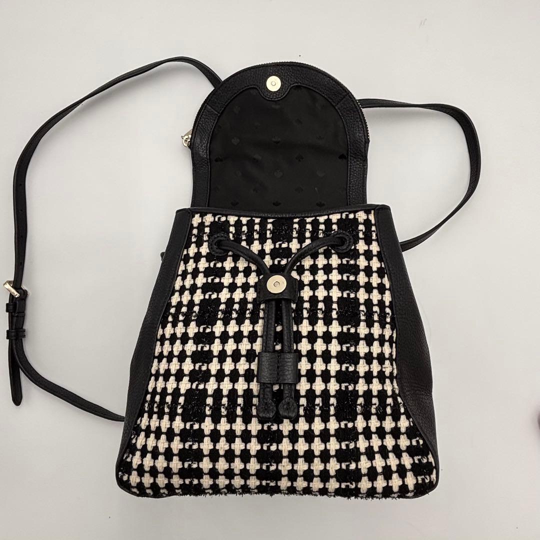 ✨美品✨kate spadeケイトスペード リュック バックパック 千鳥柄