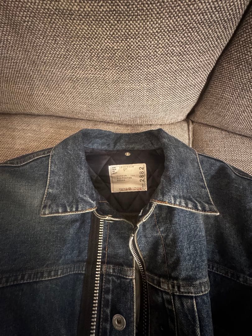 ジャケット・アウター sacai Denim PufferBlouson22-02882M