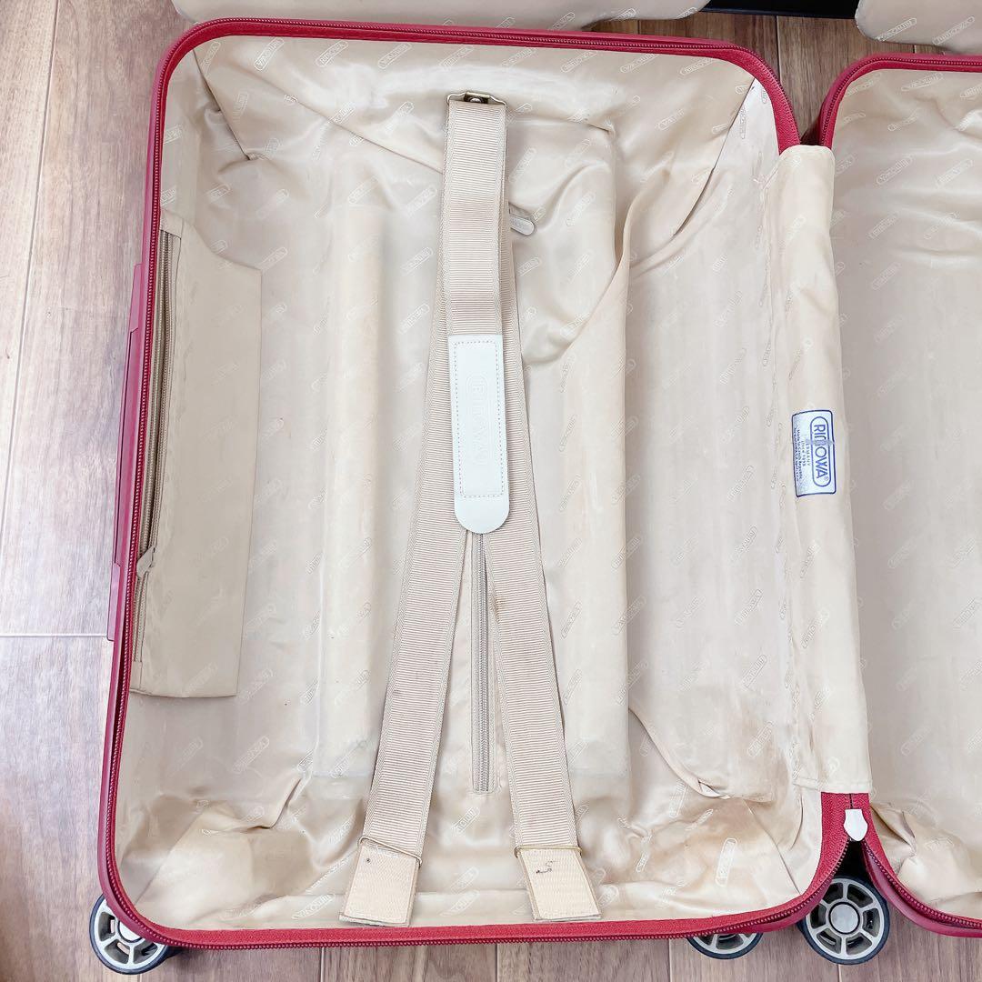 RIMOWA SALSA 873.52 スーツケース 4輪 TSA レッド
