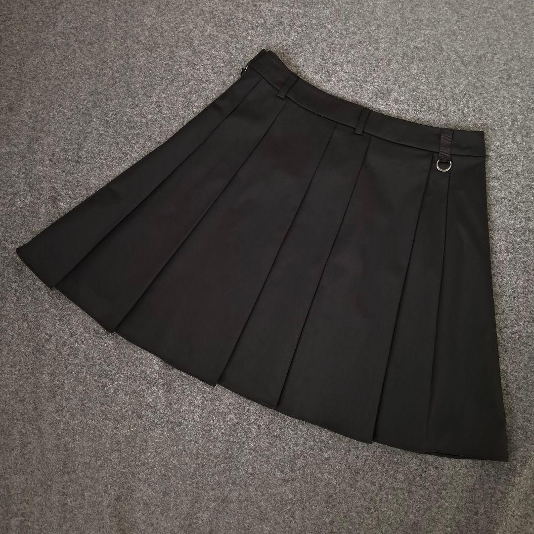 【ランバンスポール】2023年刻印ロゴ×花柄レースプリーツ ゴルフスカートS