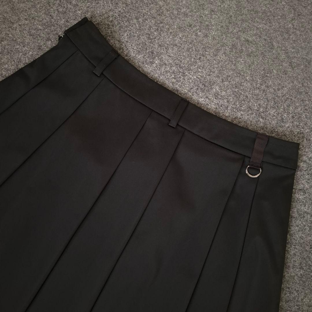 【ランバンスポール】2023年刻印ロゴ×花柄レースプリーツ ゴルフスカートS