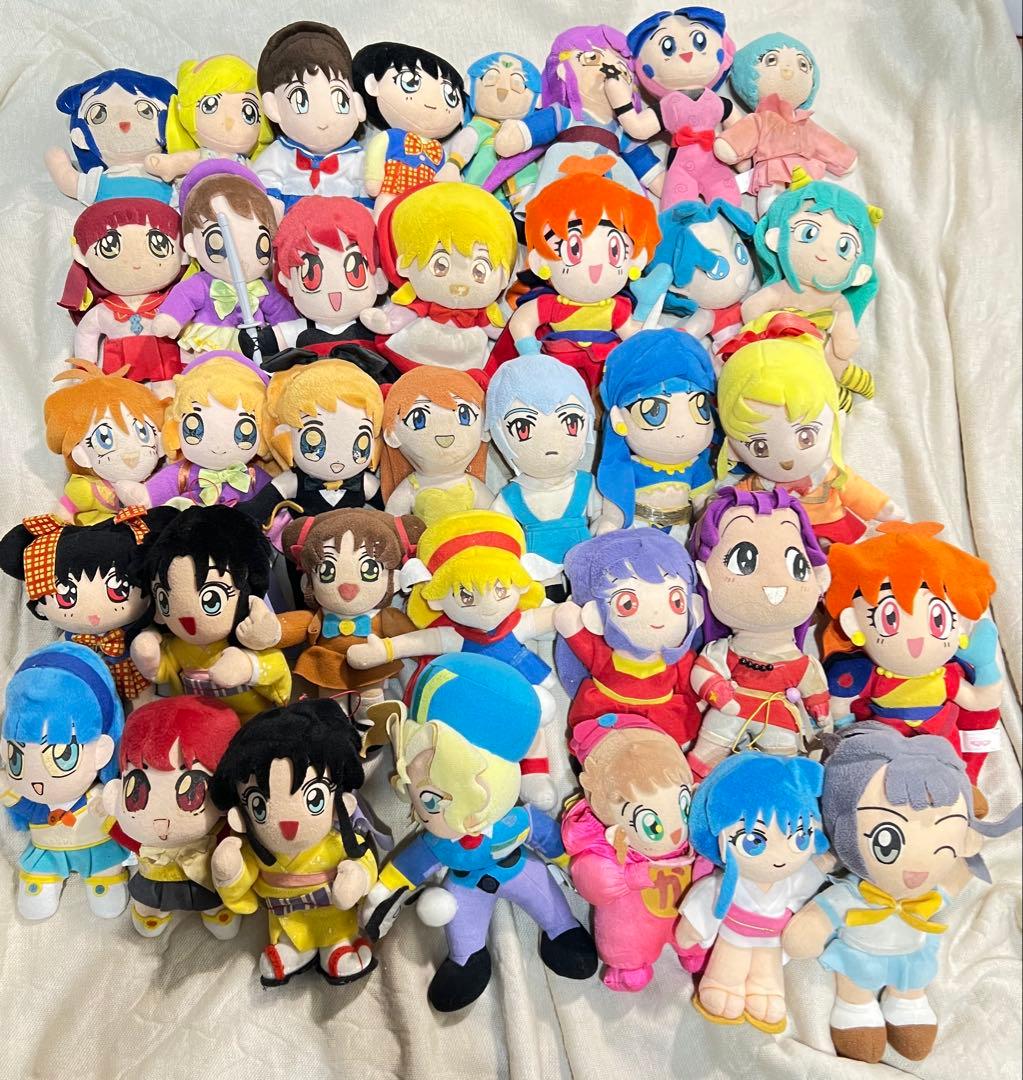 1990年代 レトロ アニメ キャラクター ぬいぐるみ セット 多数 - メルカリ
