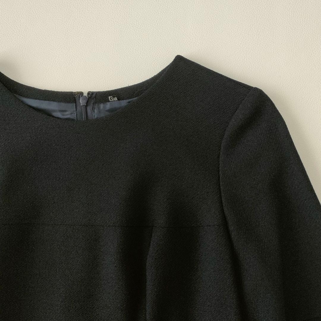 東京イギン　高級フォーマルジャケットワンピースセット　ネイビー　お受験