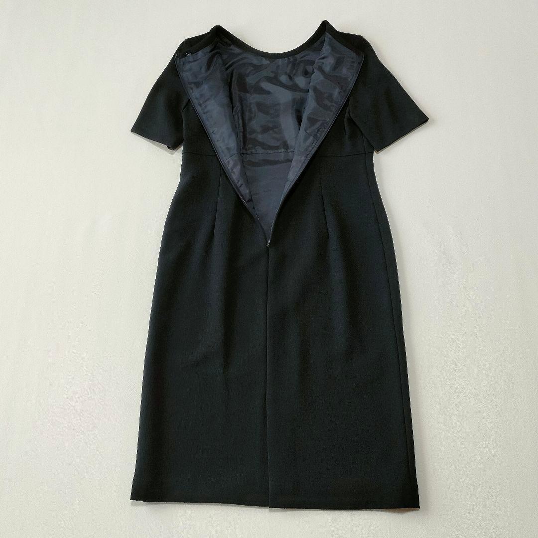 東京イギン　高級フォーマルジャケットワンピースセット　ネイビー　お受験