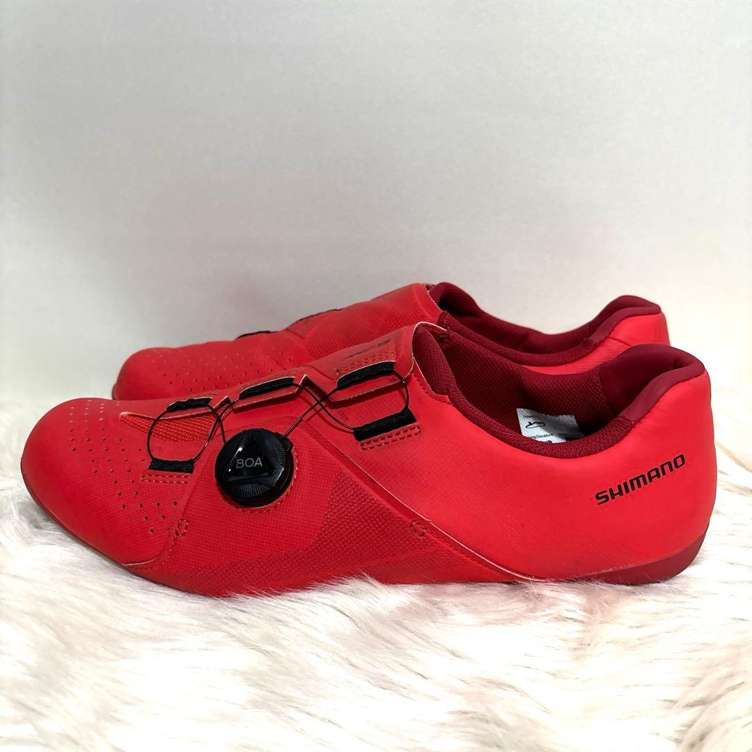 【美品】SHIMANO RC3 ビンディングシューズ ロードシューズ 27.8