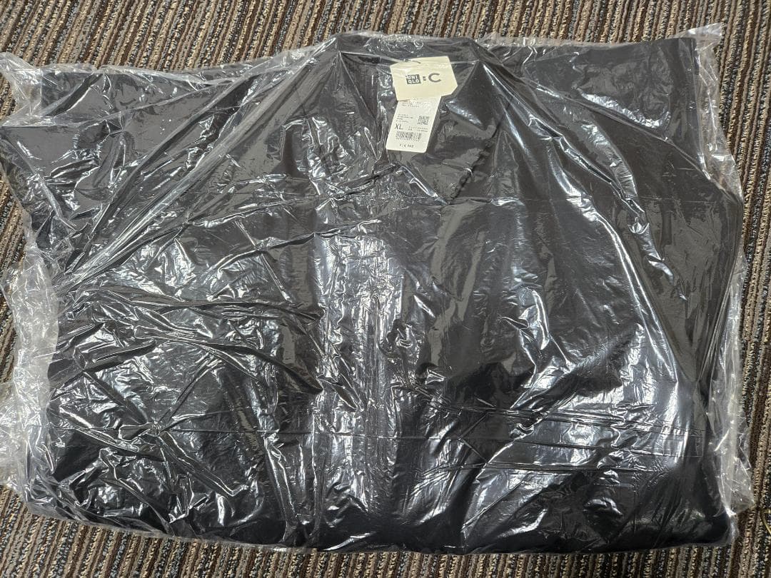 ユニクロC パフテックハーフコート XL ブラック