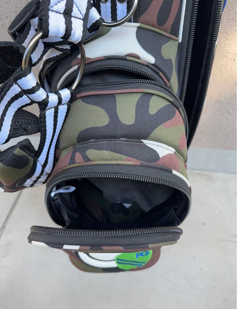 パーリーゲイツ ワッペンカモ柄 スタンド キャディバッグ - メルカリ