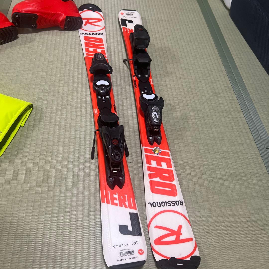 ROSSIGNOL HERO J R6 スキー板とブーツセット