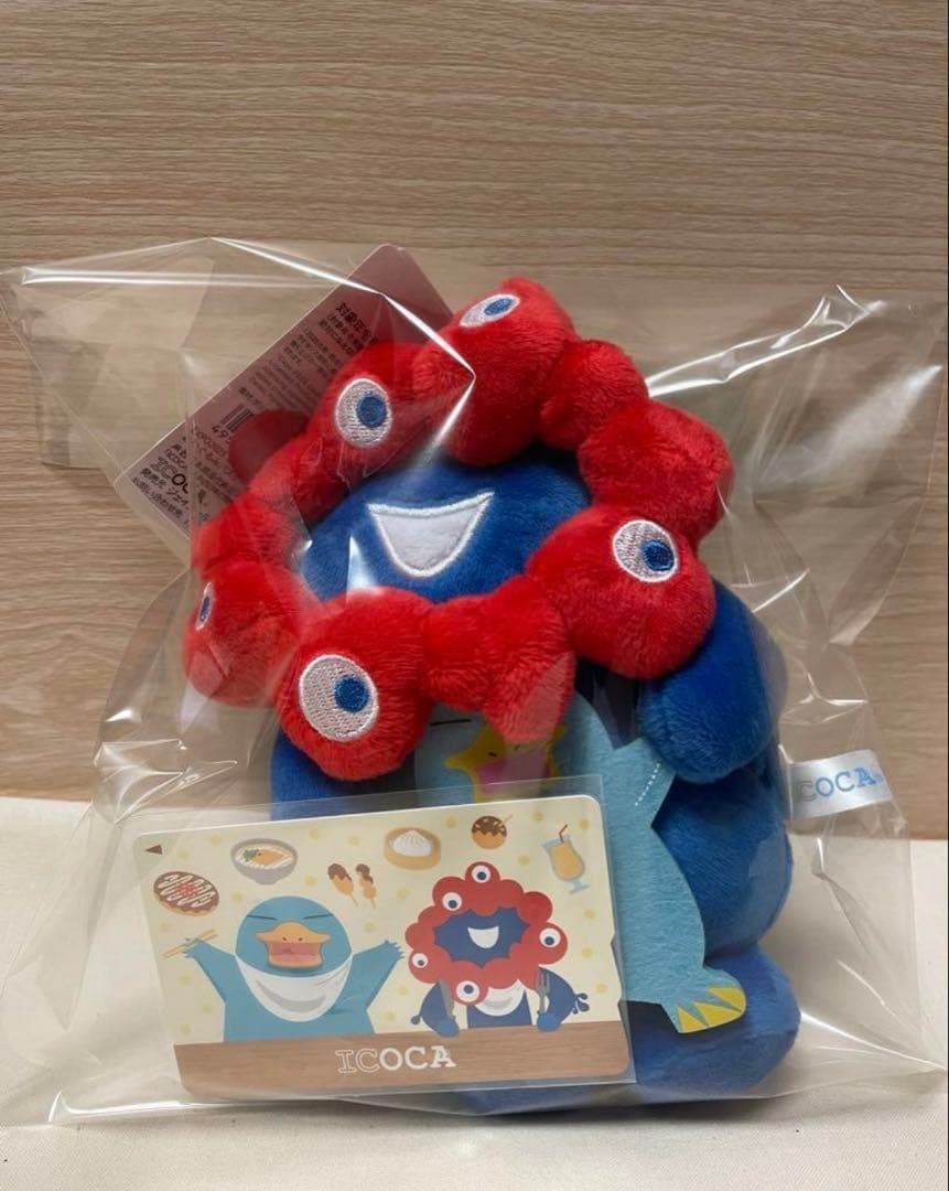 関西万博　ミャクミャク　イコちゃんコラボ　ぬいぐるみパスケース　 ICOCA付き 2025 大阪・関西万博 開幕記念！】カモノハシのイコちゃんと