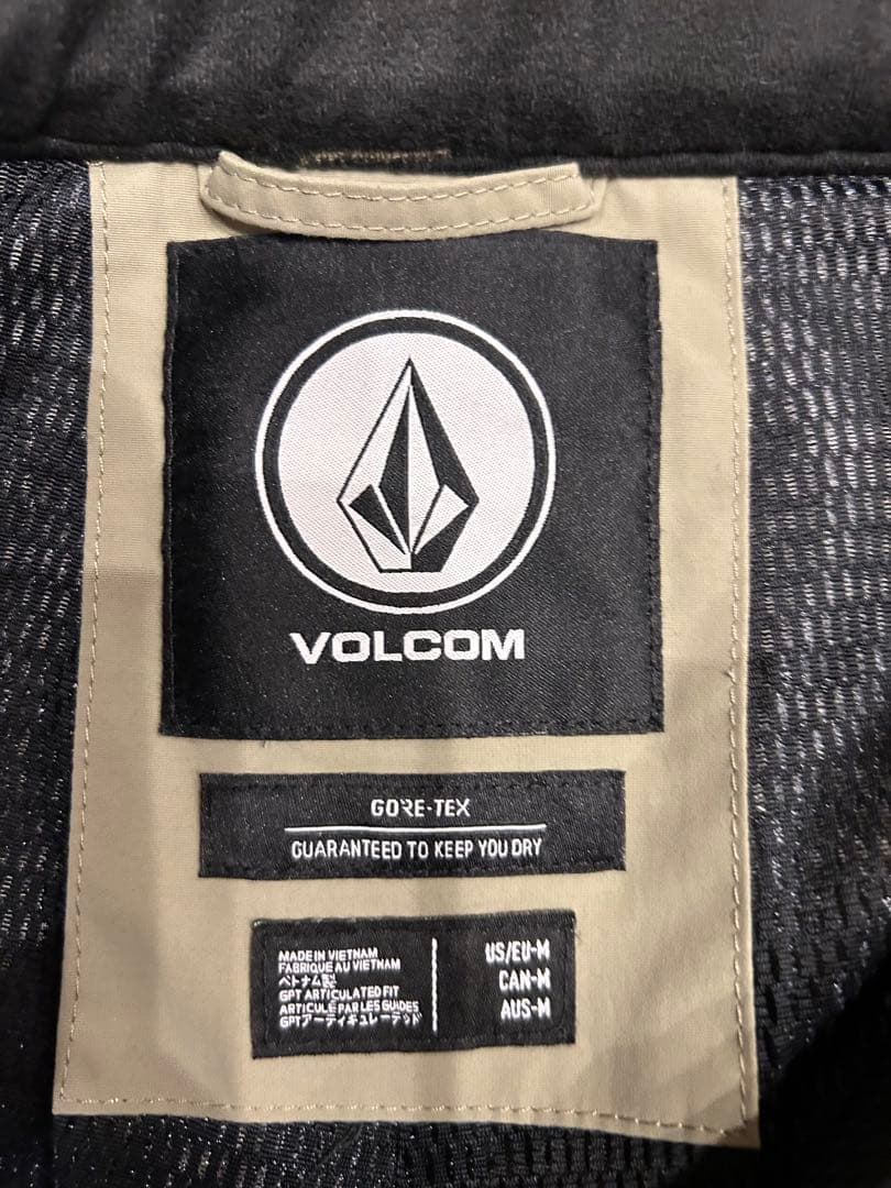 VOLCOM GORE-TEX スノーボードパンツ カーキM 24モデル