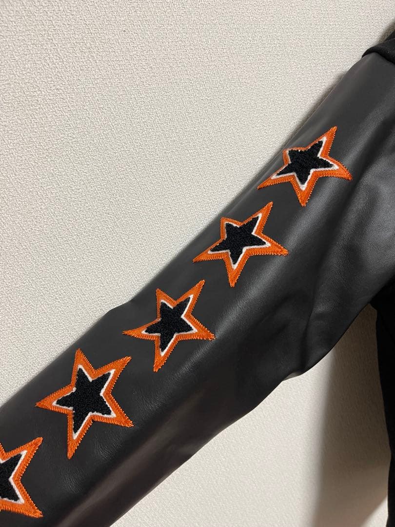 ftc SF VARCITY JACKET サンフランシスコ スタジャンM 黒