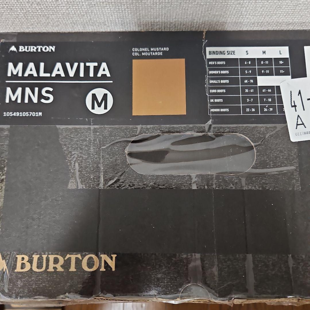 Burton MALAVITA Reflex バートン M 未使用品